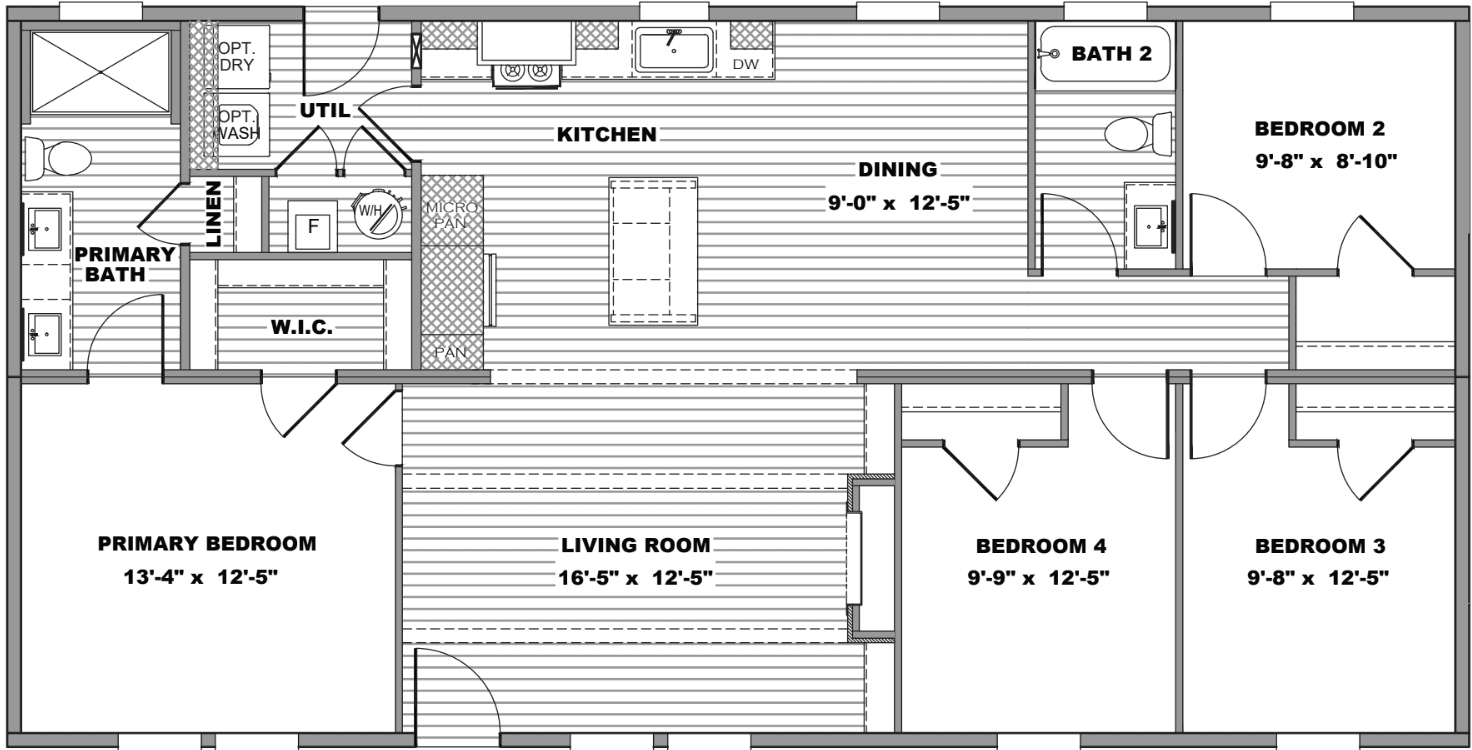 Infuse floor plan home features